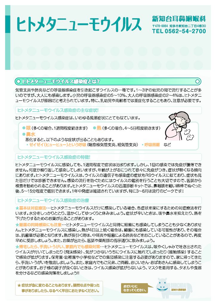 ヒトメタニューモウイルス