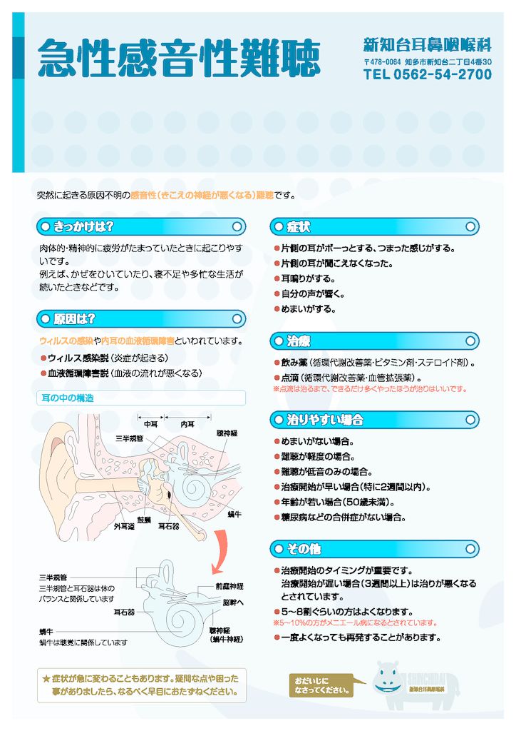 急性感音性難聴
